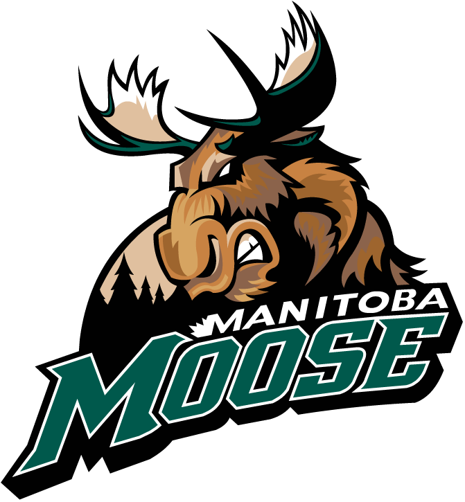 Manitoba Moose 2005-2011 Primary Logo vinyl decal